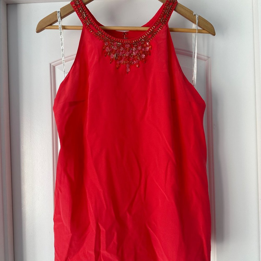 Lilly Pulitzer Corsica Jeweled Coral Top